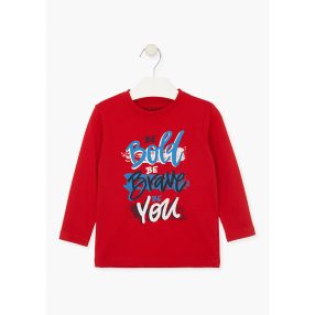 Losan piros hosszú ujjú felső