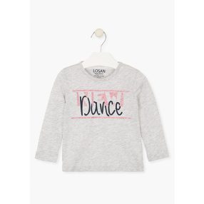 Losan hosszú ujjú felső csillogó felirattal