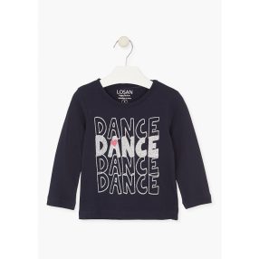 Losan gyerek hosszú ujjú póló csillogó felirattal
