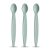 Bioműanyag baba etetőkanál szett menta 3 db