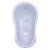 MALTEX Babakád leeresztő dugóval Bálna Minimal 84 cm - satin blue