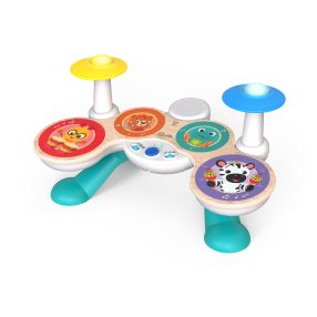   BABY EINSTEIN Zenélő játék dob készlet Together in Tune Drums™ Connected Magic Touch™ HAPE 12hó+