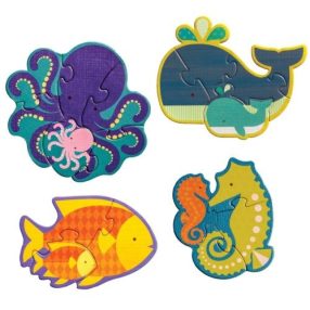 Petit Collage kezdő puzzle - óceánok állatai