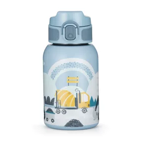   PETITE&MARS Rozsdamentes acél termosz szívószállal 350 ml Work Zone 12m+