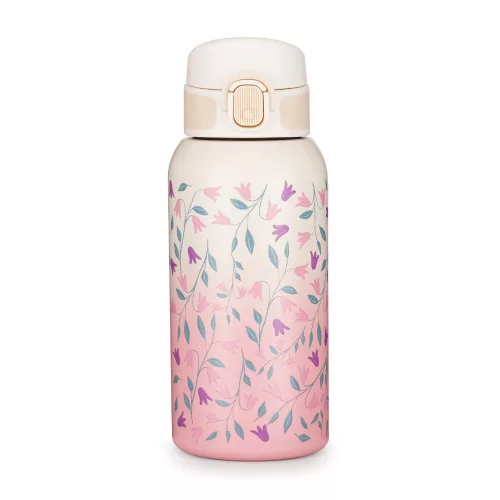 PETITE&MARS Rozsdamentes termo kulacs ivócsőrrel 500 ml Dino Park 36hó+