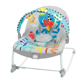   BABY EINSTEIN Zenélő vibráló pihenőszék Kick to It Opus akár 18kg