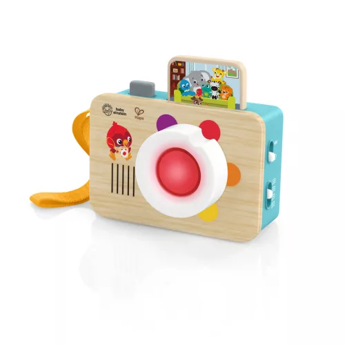 BABY EINSTEIN Interaktív játék hanggal fényképezőgép HAPE 6hó+