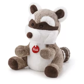   Trudi Scalda Sogni Racoon Puppet -Mosómedve plüss báb magvas párnával