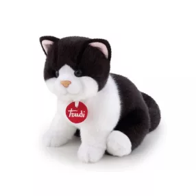 Trudi Brad cica fekete/fehér 16cm