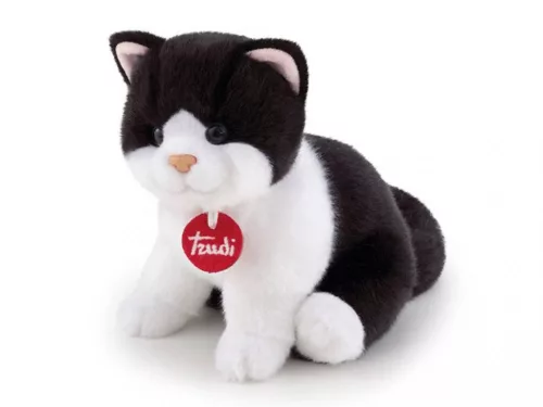 Trudi Brad cica fekete/fehér 16cm