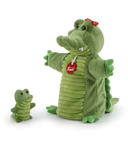 Trudi plüss báb 24 cm - Krokodil