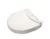 PETITE&MARS Vízhatlan lepedő ovális kiságyakhoz Soft Dream Oval 84x50 White