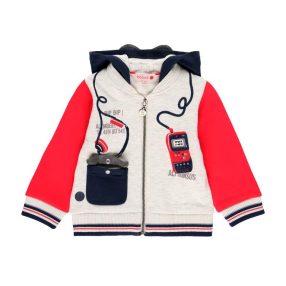 Boboli kapucnis kardigán