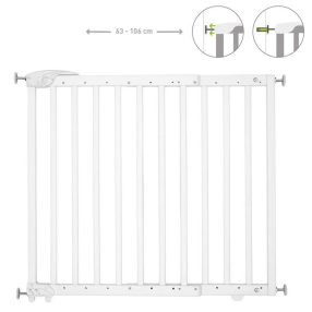 Badabulle ajtórács Deco Pop fa 63-106 cm fehér B025225