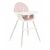Kikkaboo etetõszék - 2in1 Nutri Steel  pink