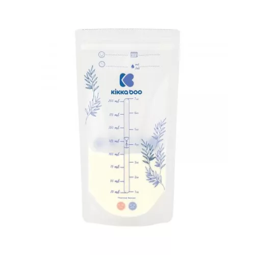 Kikkaboo anyatejtároló tasak 200ml 25db hõmérséklet érzékelõvel