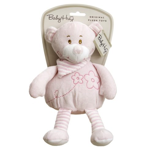Baby Hug - Plüss puha mackó - rózsaszín - 30 cm