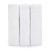 PETITE&MARS Bambusz muszlin 3db-os pelenka szett Moussy Total White, 68 x 68 cm