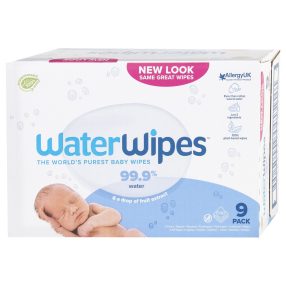   9x WATERWIPES Nedves törlőkendők Newborn&Baby 3in1 60 db ( 540 db )