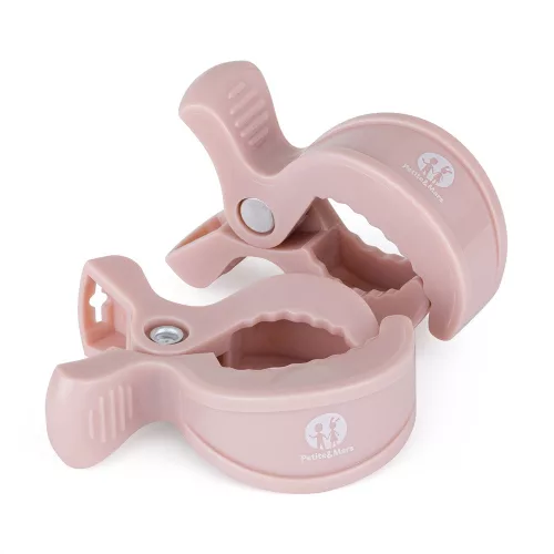 PETITE&MARS Csipesz babakocsira, 2 db, Rose