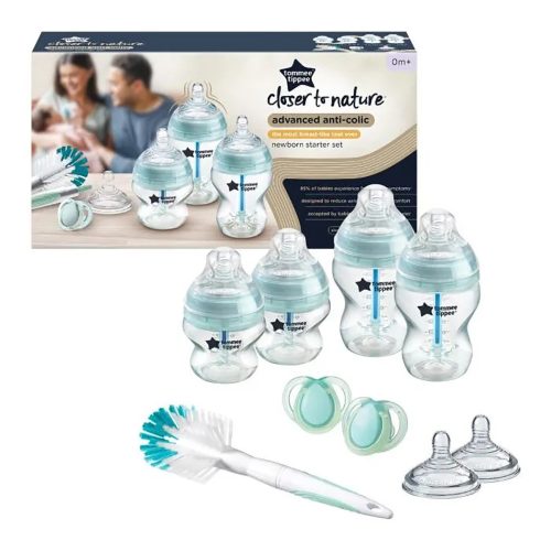 Tommee Tippee cumisüveg Advanced anti colic újszülött kezdő szett türkiz