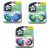 Tommee Tippee Closer to Nature Fun Style játszócumi (2db) 0-6hó türkiz-lila