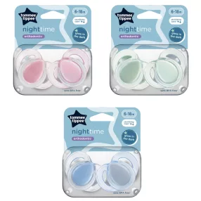 Tommee Tippee játszócumi CTN Night 2 db 6-18hó
