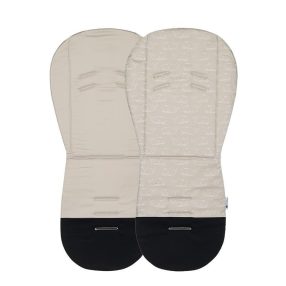 PETITE&MARS Ülésbetét babakocsiba Foamy Beige Whale