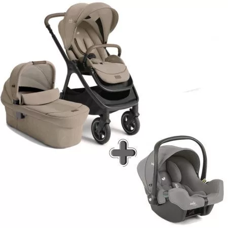 Joie Signature Finiti 2in1 babakocsi Sandstone + i-Snug 2 hordozó Pebble
