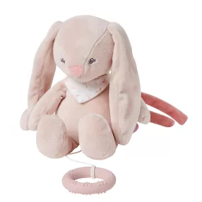   Nattou felhúzós zenélõ játék plüss kicsi Alice and Pomme - Pomme, a nyuszi