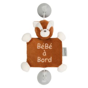   Nattou Baby on Board plüss Boris and Jungo - Boris, a vörös panda