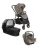 Joie Versatrax babakocsi szett i-Snug2 hordozó Cashew+ Signature Ramble mózeskosár Eclipse