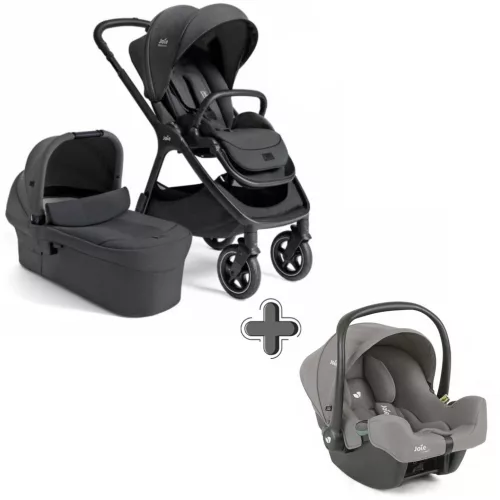 Joie Signature Finiti 2in1 babakocsi Ebony + i-Snug 2 hordozó Pebble