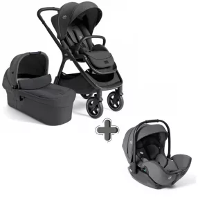   Joie Signature Finiti 2in1 babakocsi + i-Level Pro hordozó Ebony