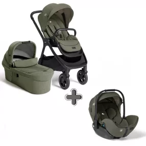   Joie Signature Finiti 2in1 babakocsi + i-Level Pro hordozó Evergreen