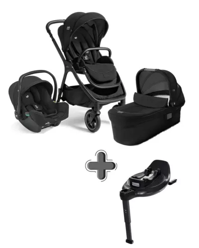 Joie Signature Finiti 2in1 babakocsi Eclipse + i-Snug 2 hordozó Raven +  i-Base Encore bázistalp