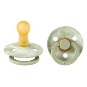   BIBS Colour TIE DYE 2 db-os cumi szett - Zsálya és krémfehér (6-18 hónap)