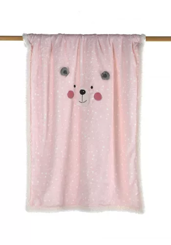Mora KARU J75 pléd 80*110 04 pink -dobozos