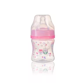   BabyOno cumisüveg mûa. szélesnyakú anticolic 120ml rózsaszín 402/02