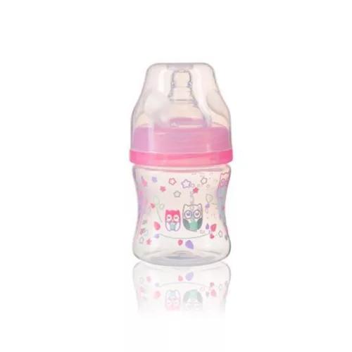 BabyOno cumisüveg mûa. szélesnyakú anticolic 120ml rózsaszín 402/02