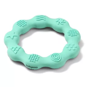 BabyOno rágóka - RING szilikon gyûrû menta 825/03