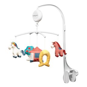   BabyOno zenélõ-forgó elektromos - utazóágyra és fa kiságyra - Lovak 793