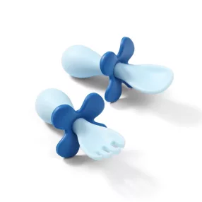   BabyOno evõeszköz-készlet - ergonomikus, dobozzal kék 969/03