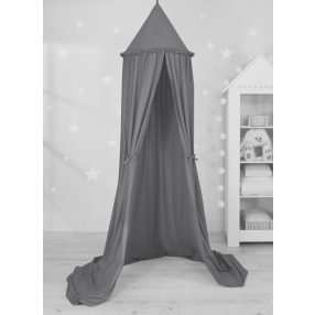 BabyLion Prémium Royal baldachin - Sötétszürke