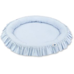 BabyLion Prémium kör alakú babafészek - Kék