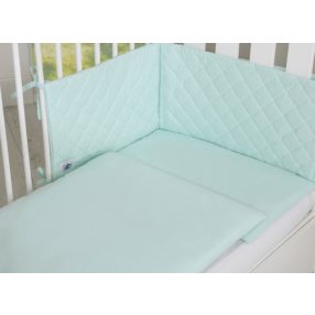   BabyLion Prémium Royal 3 részes ágyneműhuzat szett - Menta