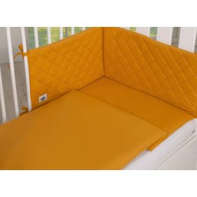   BabyLion Prémium Royal 3 részes ágyneműhuzat szett - Mustár