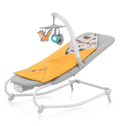 Kinderkraft pihenõszék Felio 2 rezgõ zenélõ Forest Yellow