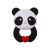 Akuku rágóka szilikon Panda