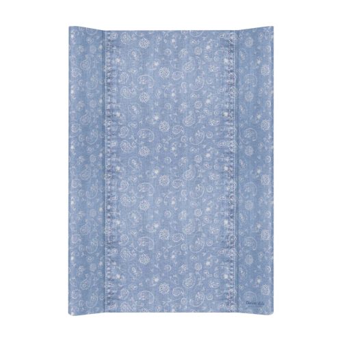 Ceba pelenkázó lap merev 2 oldalú 50x70cm Denim style boho kék